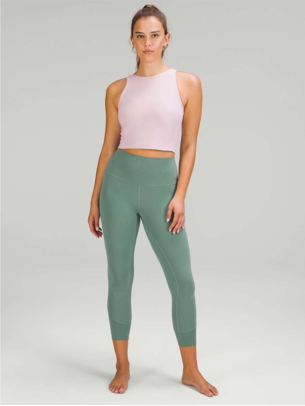 Lululemon Align Scallop Hem Leggings 6 Tidewater Teal